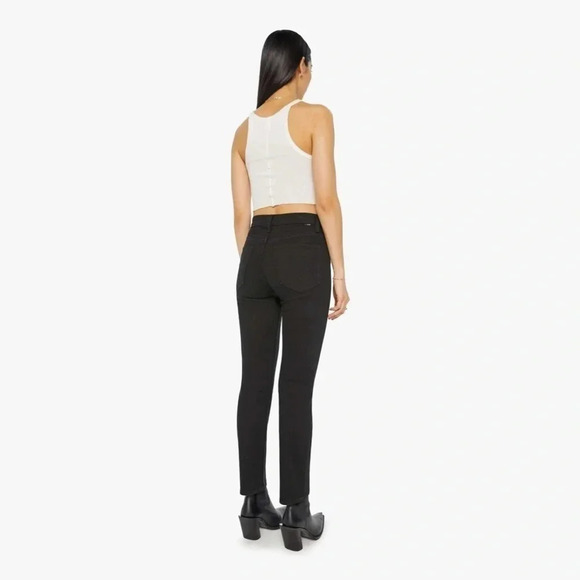 NEW MOTHER | The Tomcat Ankle Lasting Impression Black Straight Jeans 25 B644 - Picture 3 of 9